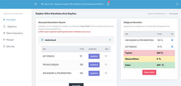 Gelimi ye Ynetim Paneli